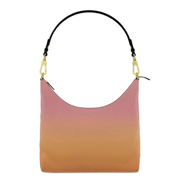 ALAERE Rosé Sunset Nappa Leather Hobo Bag