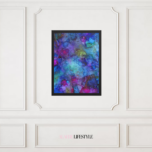 Cosmic Love–Framed Giclée Wall Art