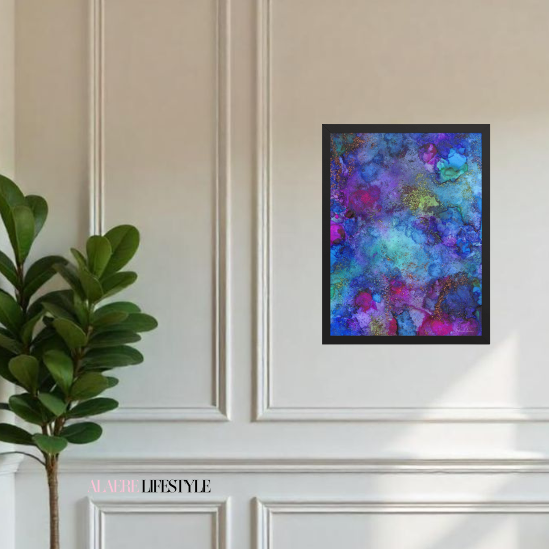 Cosmic Love–Framed Giclée Wall Art