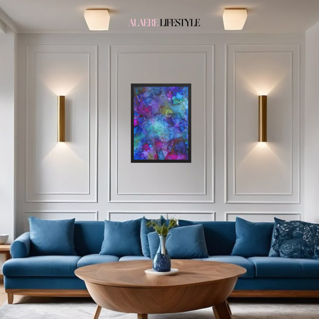Cosmic Love–Framed Giclée Wall Art