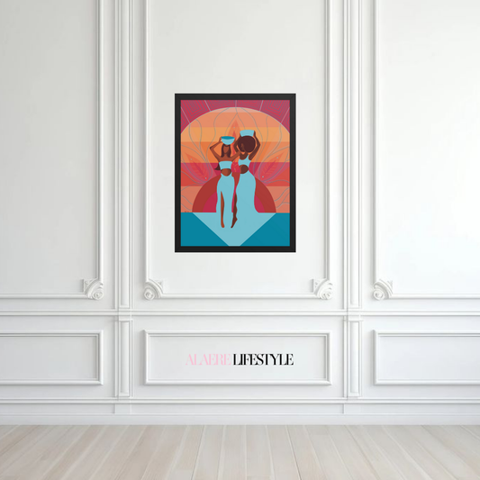 Harvesters of Love and Light–Framed Giclée Wall Art