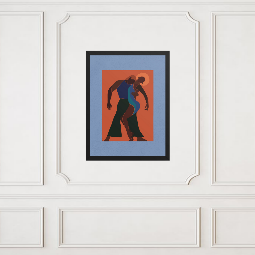No Letting Go–Framed Giclée Wall Art