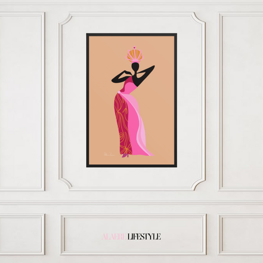 Princesa Dourada–Framed Giclée Wall Art
