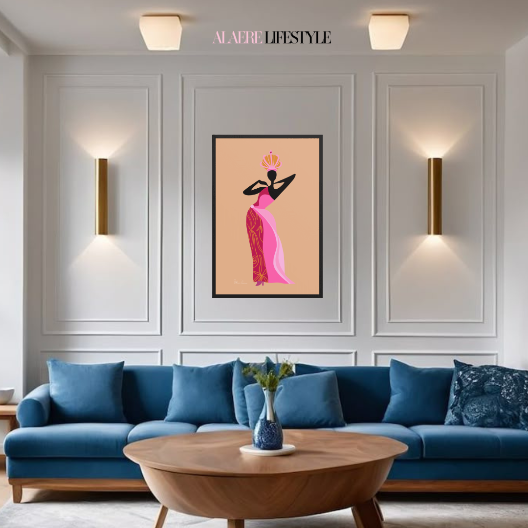 Princesa Dourada–Framed Giclée Wall Art