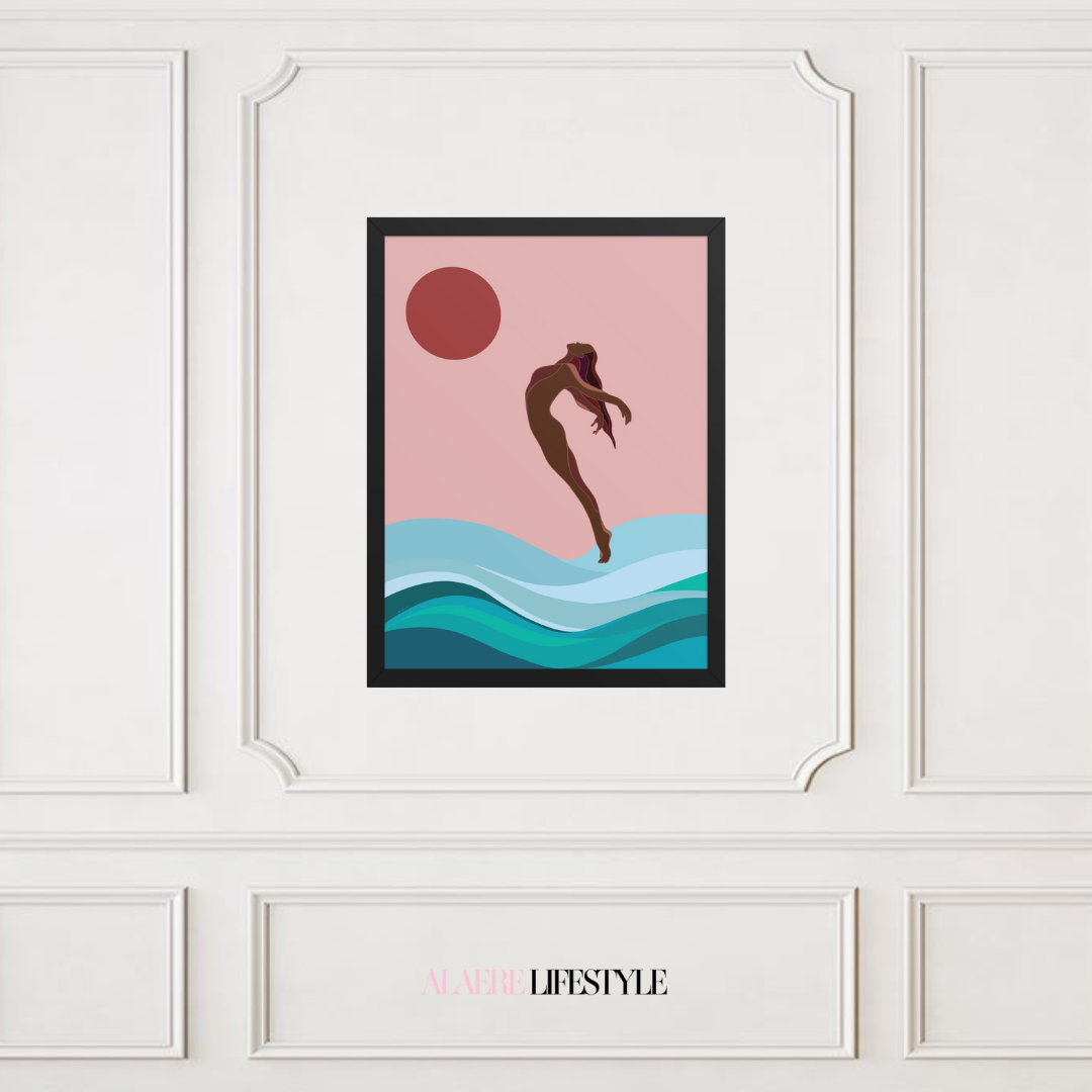 Rivers Girl–Framed Giclée Wall Art