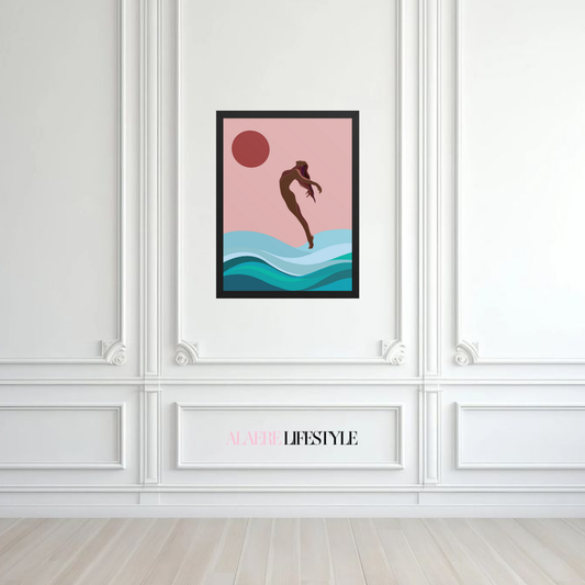 Rivers Girl–Framed Giclée Wall Art