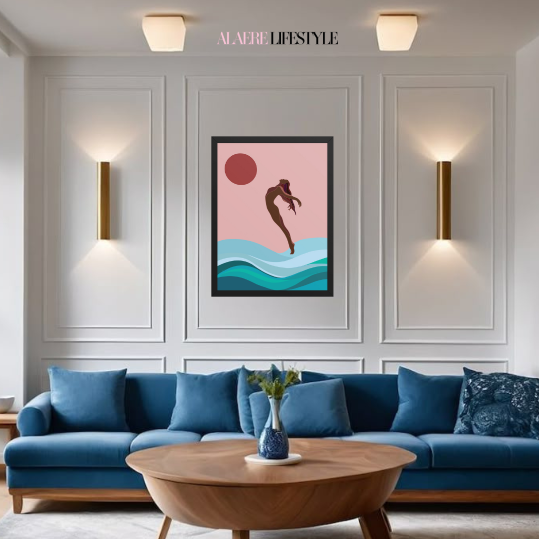 Rivers Girl–Framed Giclée Wall Art