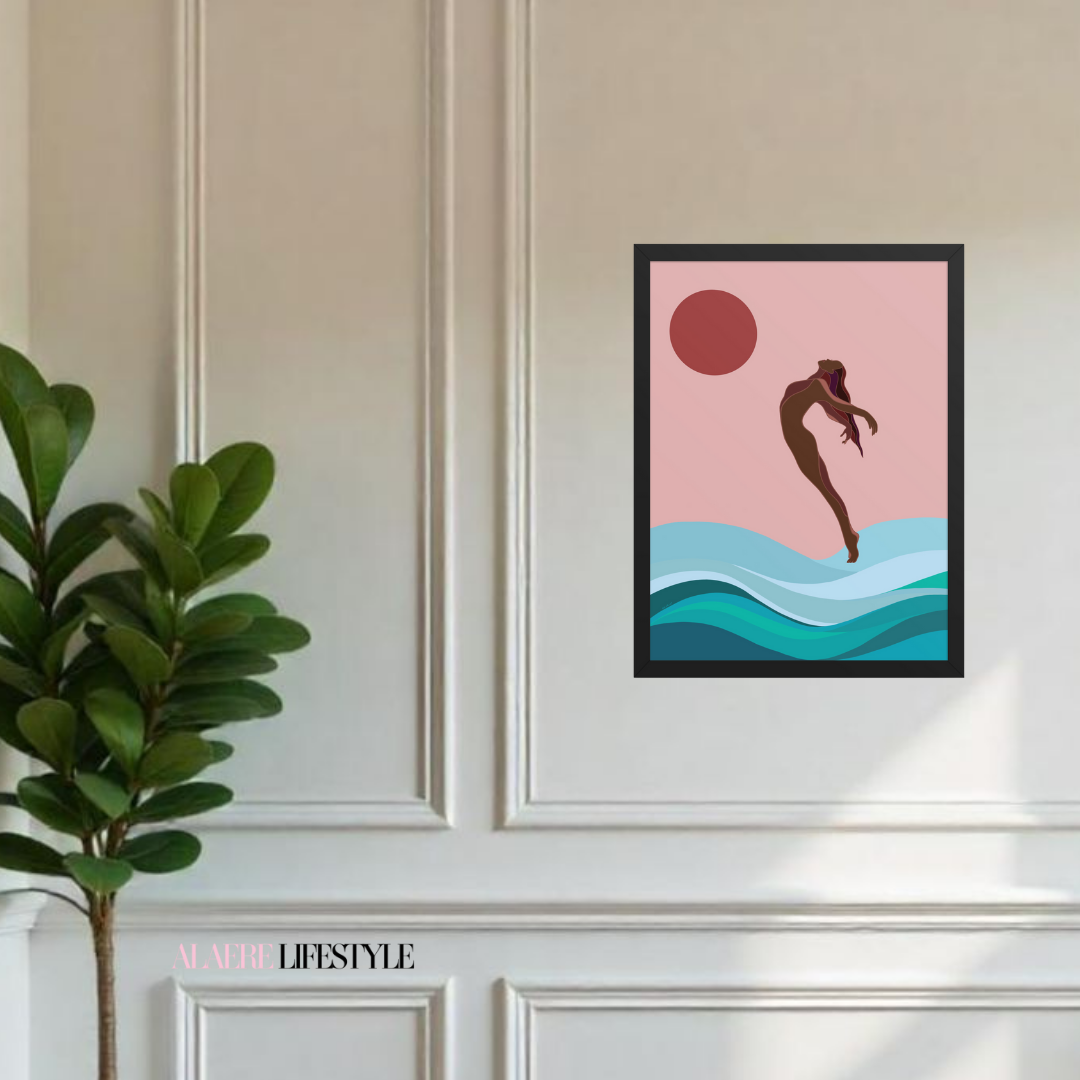 Rivers Girl–Framed Giclée Wall Art