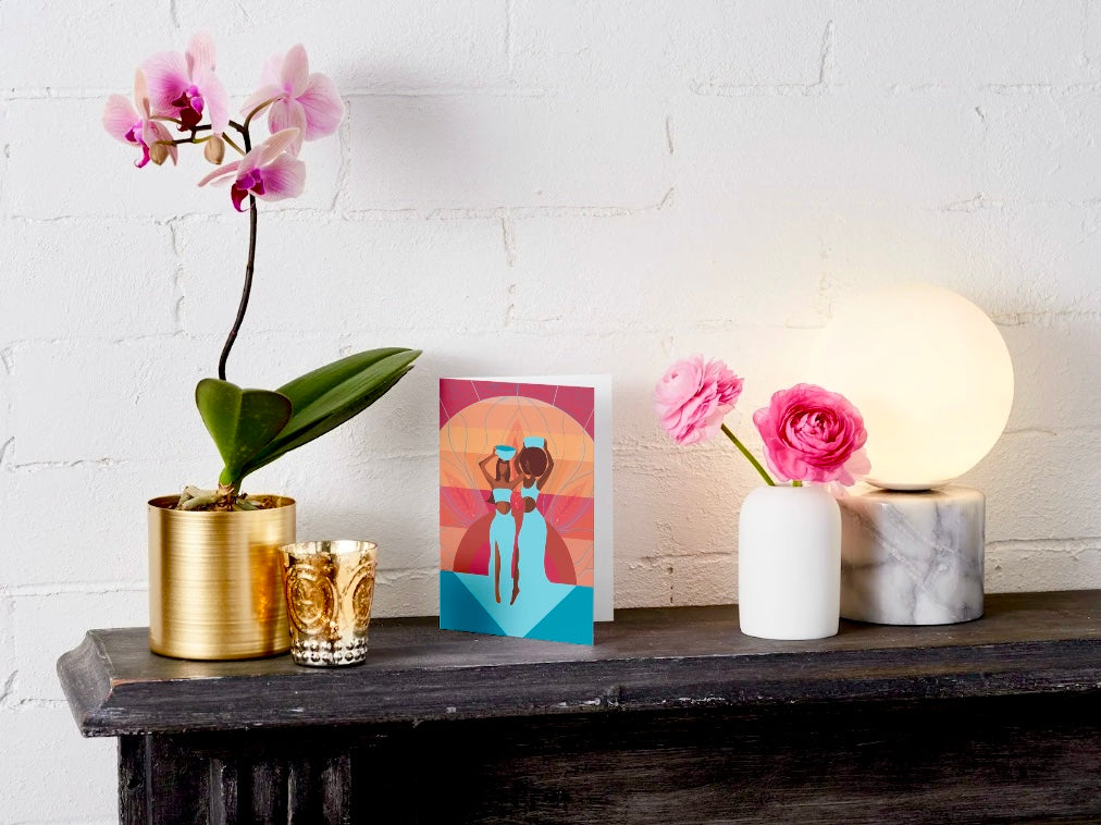 Harvesters of Love and Light Art Affirmation Greeting Cards – Pack of 5