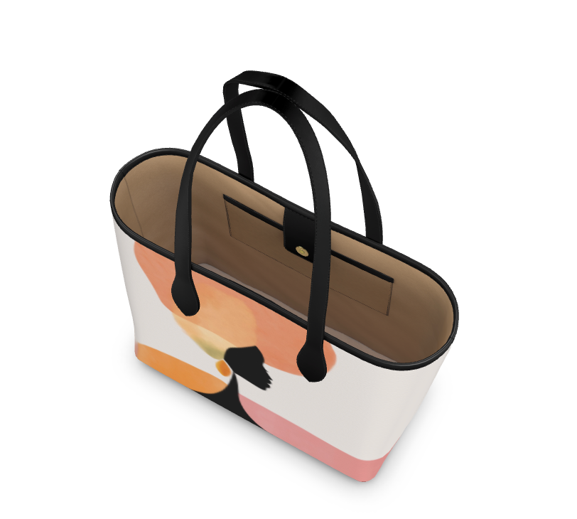 ALAERE Diva Nappa Leather Shopper Tote Bag