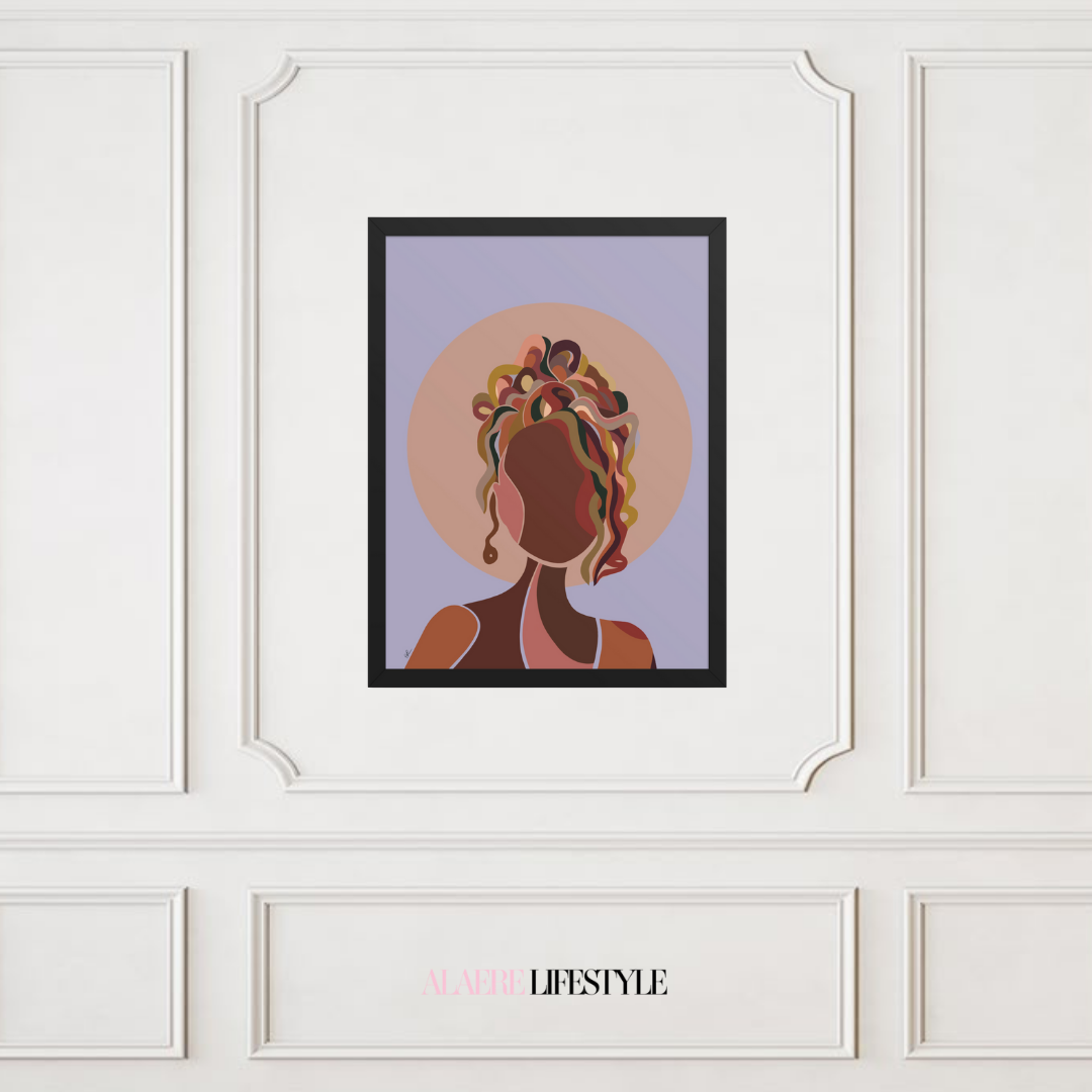 She's Royal–Framed Giclée Wall Art