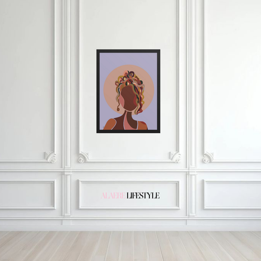 She's Royal–Framed Giclée Wall Art
