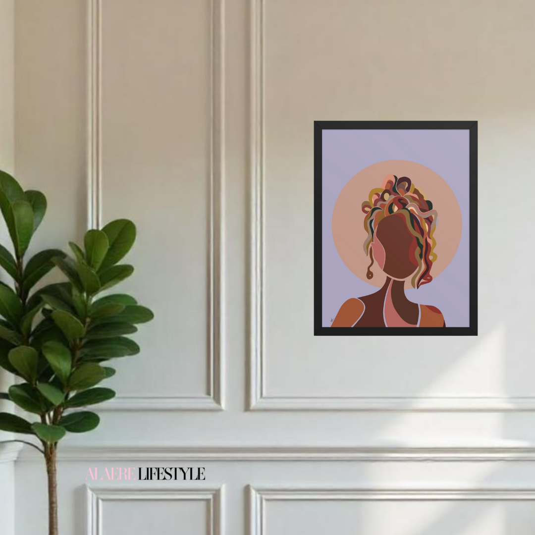She's Royal–Framed Giclée Wall Art