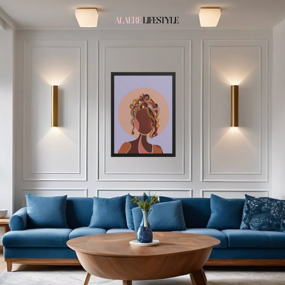 She's Royal–Framed Giclée Wall Art