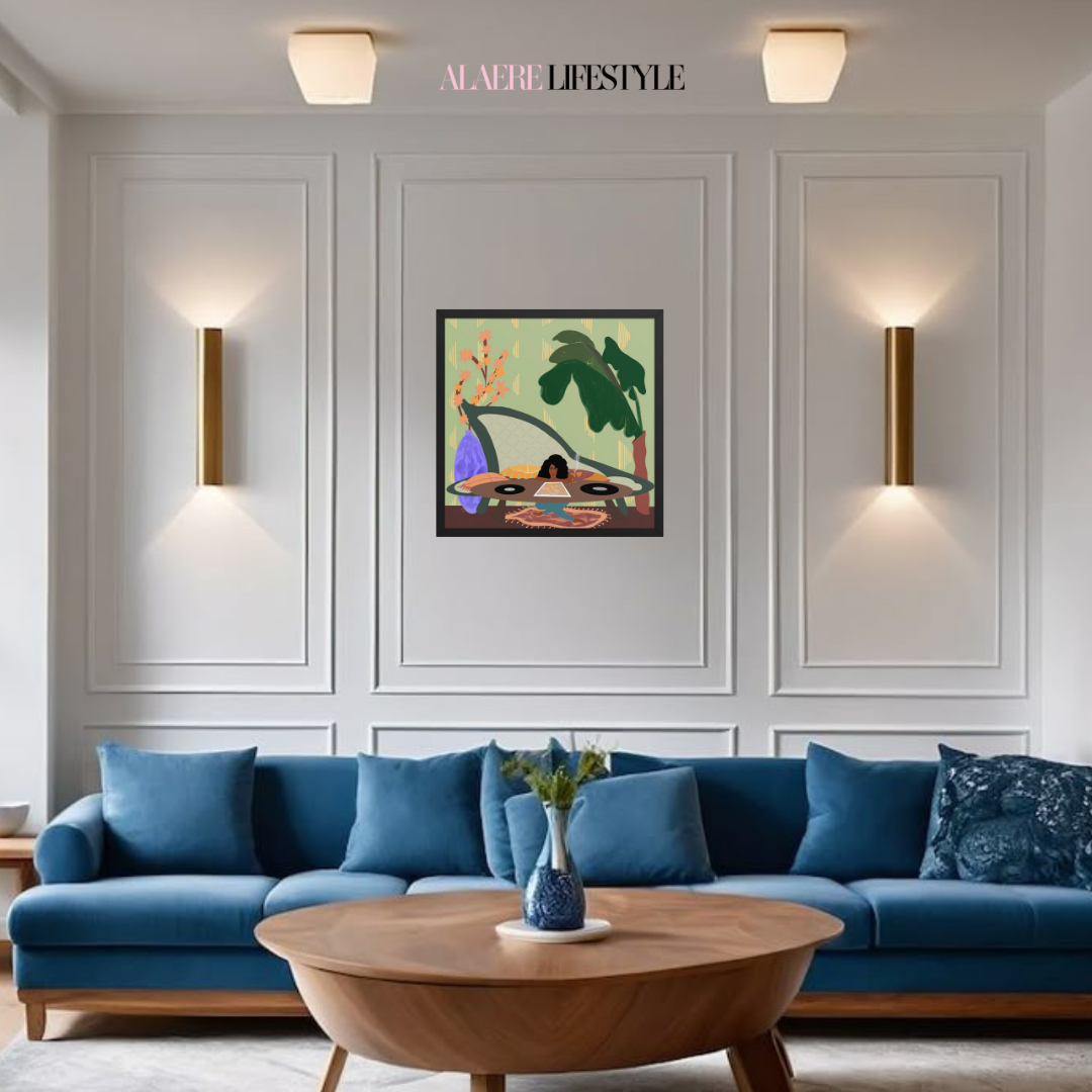 VIBES–Framed Giclée Wall Art