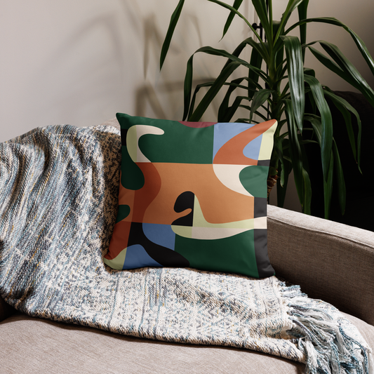 Rebel Girl Fine Art Throw Pillow