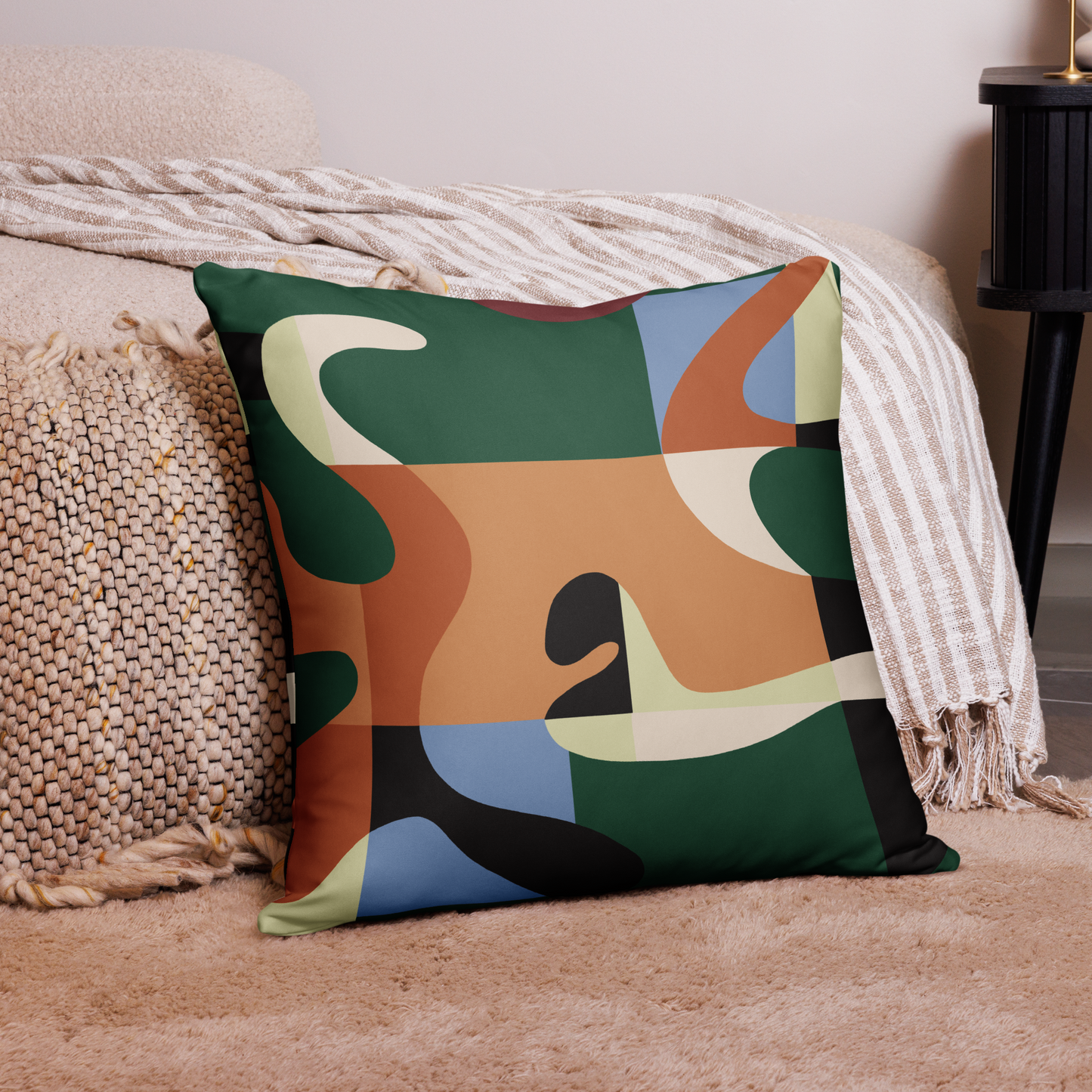 Rebel Girl Fine Art Throw Pillow