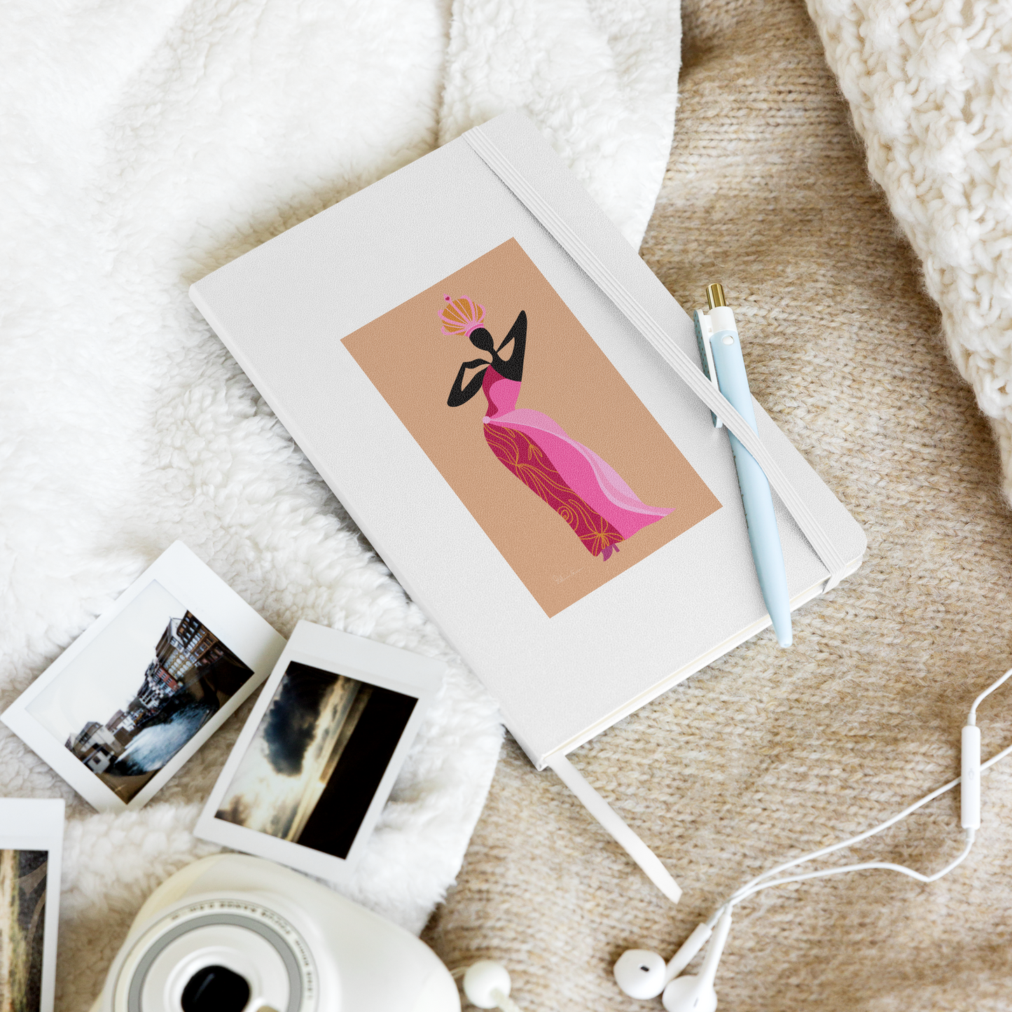 Princesa Dourada Art Hardcover Journal