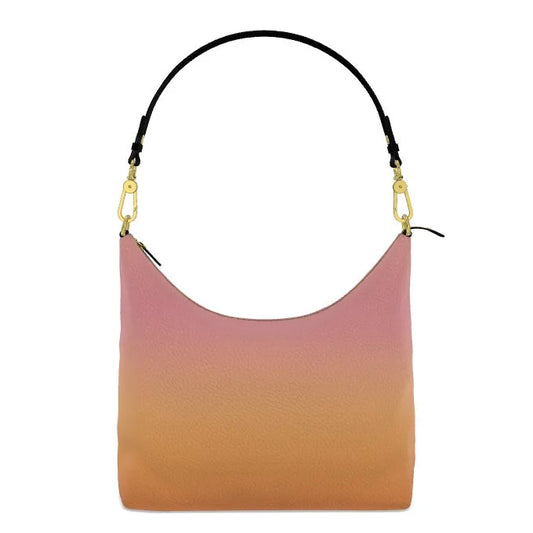 ALAERE Rosé Sunset Nappa Leather Hobo Bag