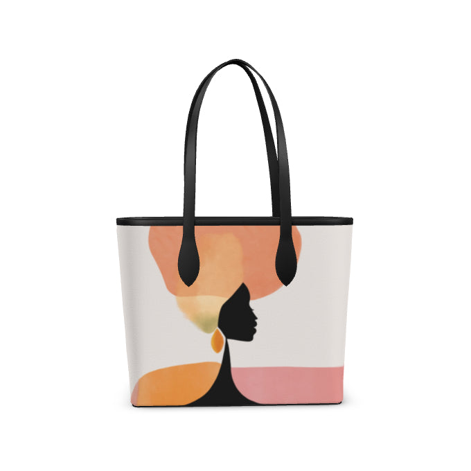 ALAERE Diva Nappa Leather Shopper Tote Bag