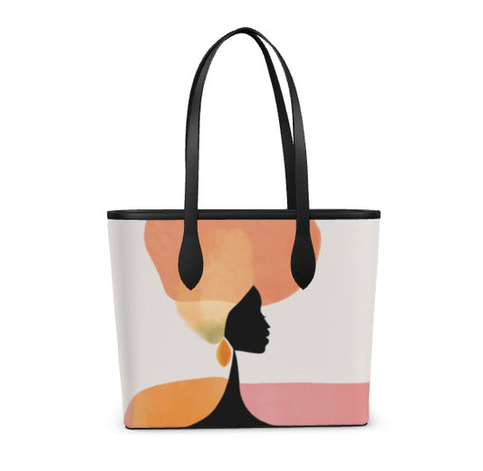 ALAERE Diva Nappa Leather Shopper Tote Bag
