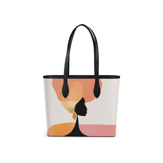 ALAERE Diva Nappa Leather Shopper Tote Bag