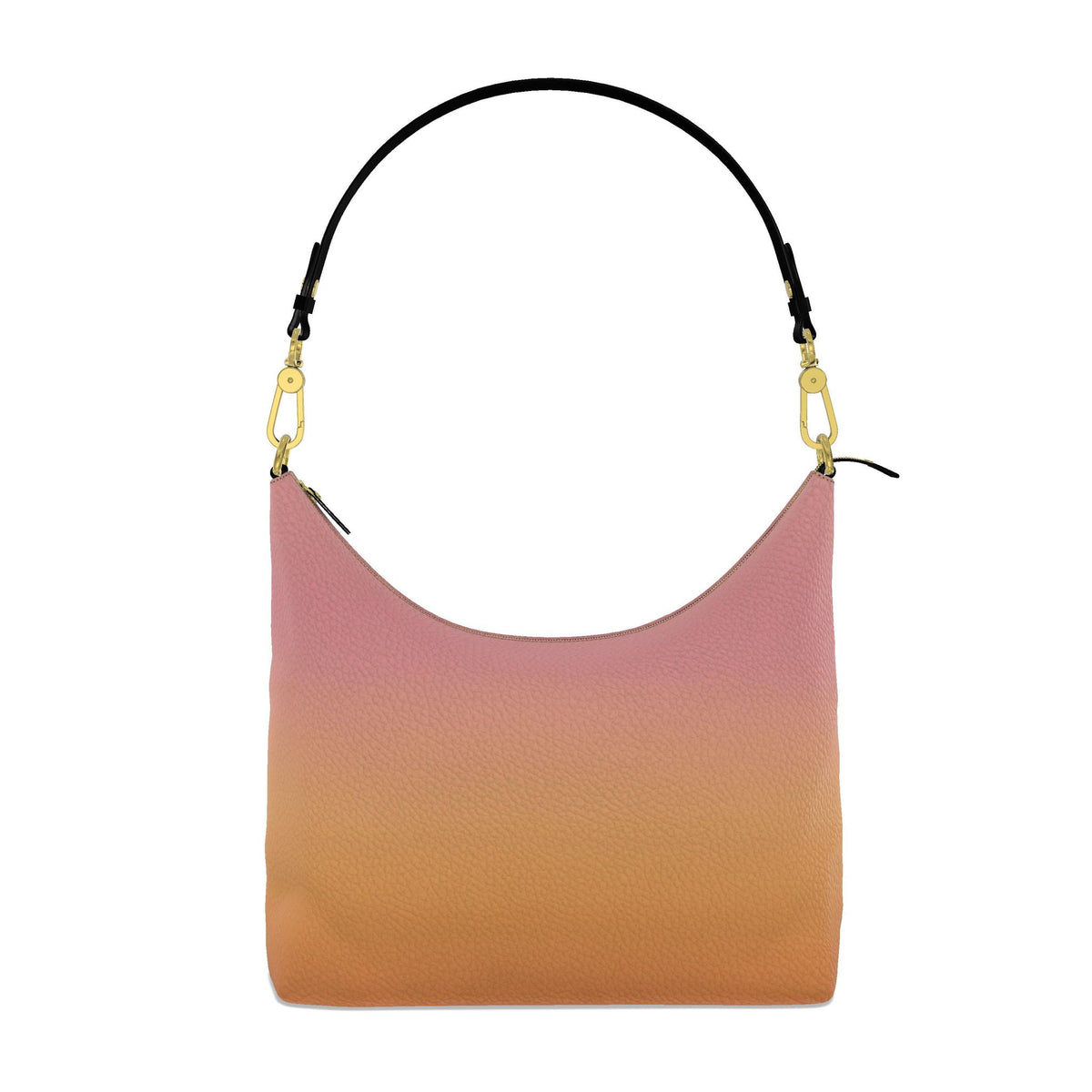 ALAERE Rosé Sunset Nappa Leather Hobo Bag