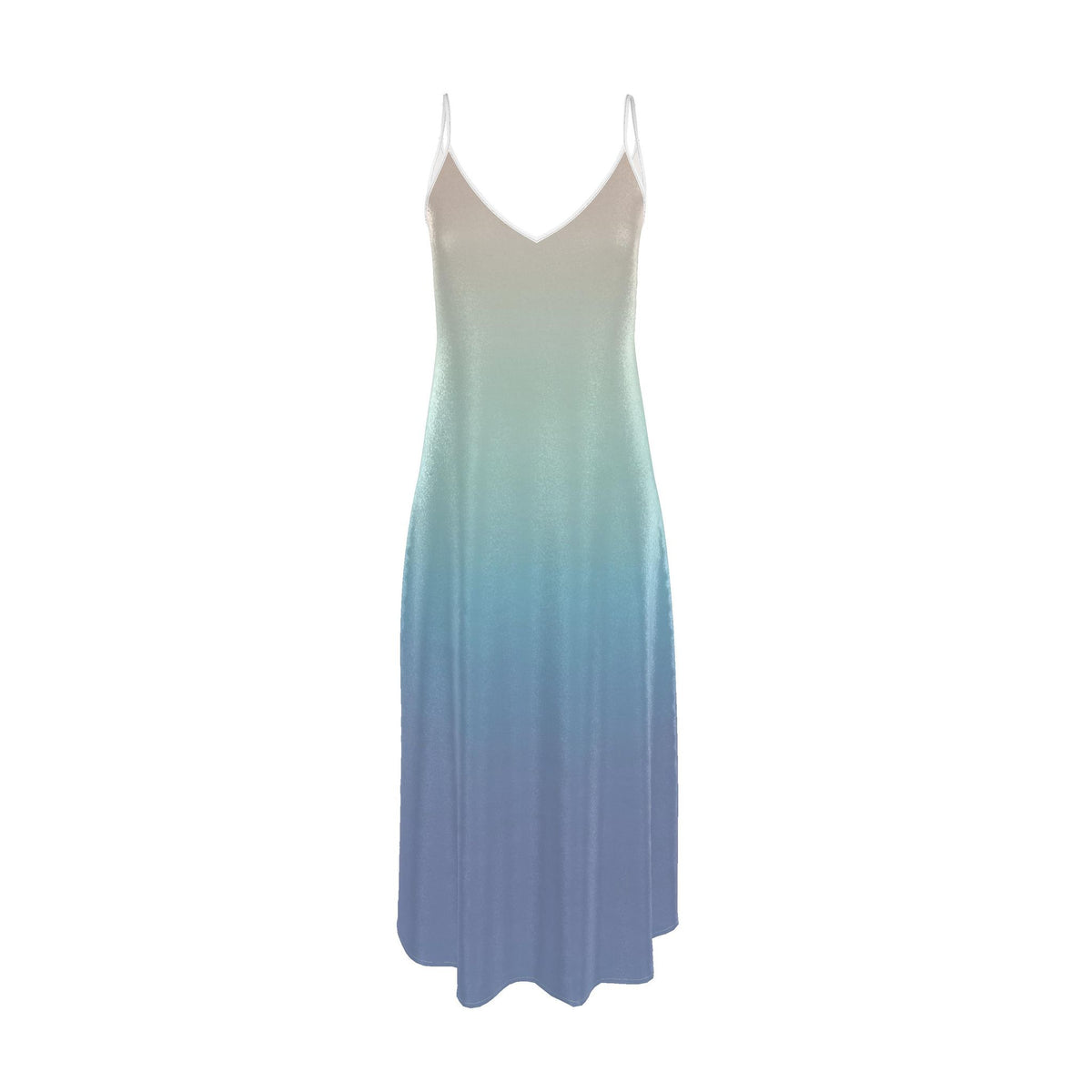 ALAERE Selene Silk Satin Maxi Slip Dress