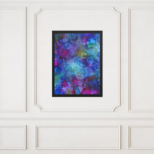 Cosmic Love–Framed Giclée Wall Art