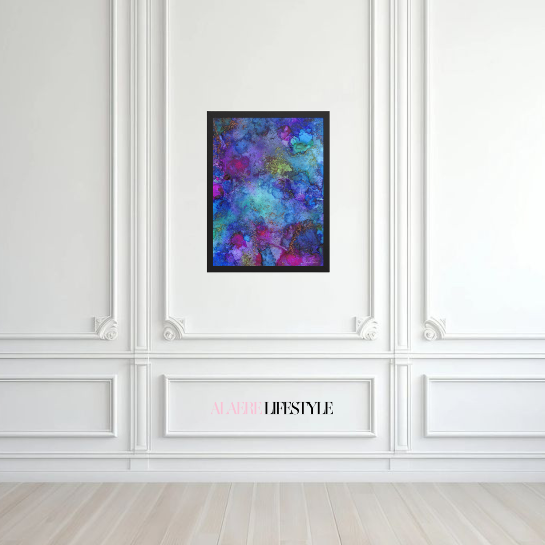 Cosmic Love–Framed Giclée Wall Art