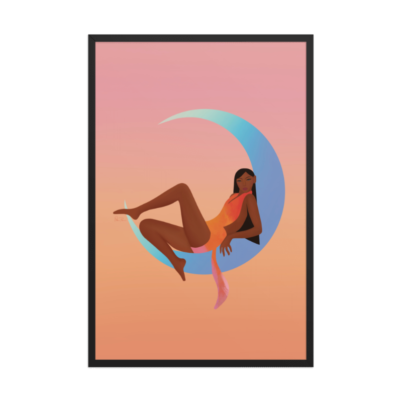 Dream Girl–Framed Giclée Wall Art