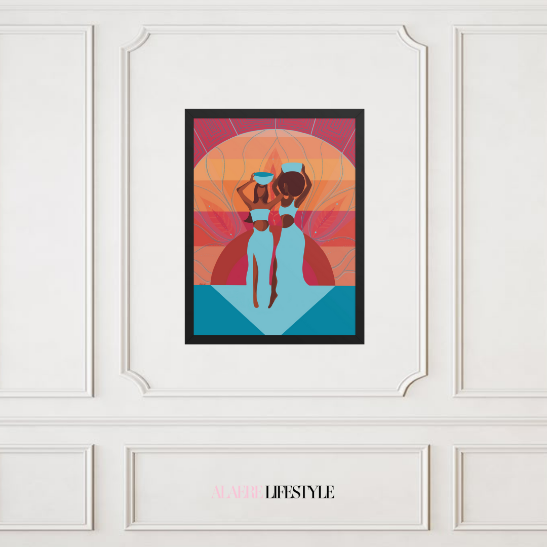 Harvesters of Love and Light–Framed Giclée Wall Art