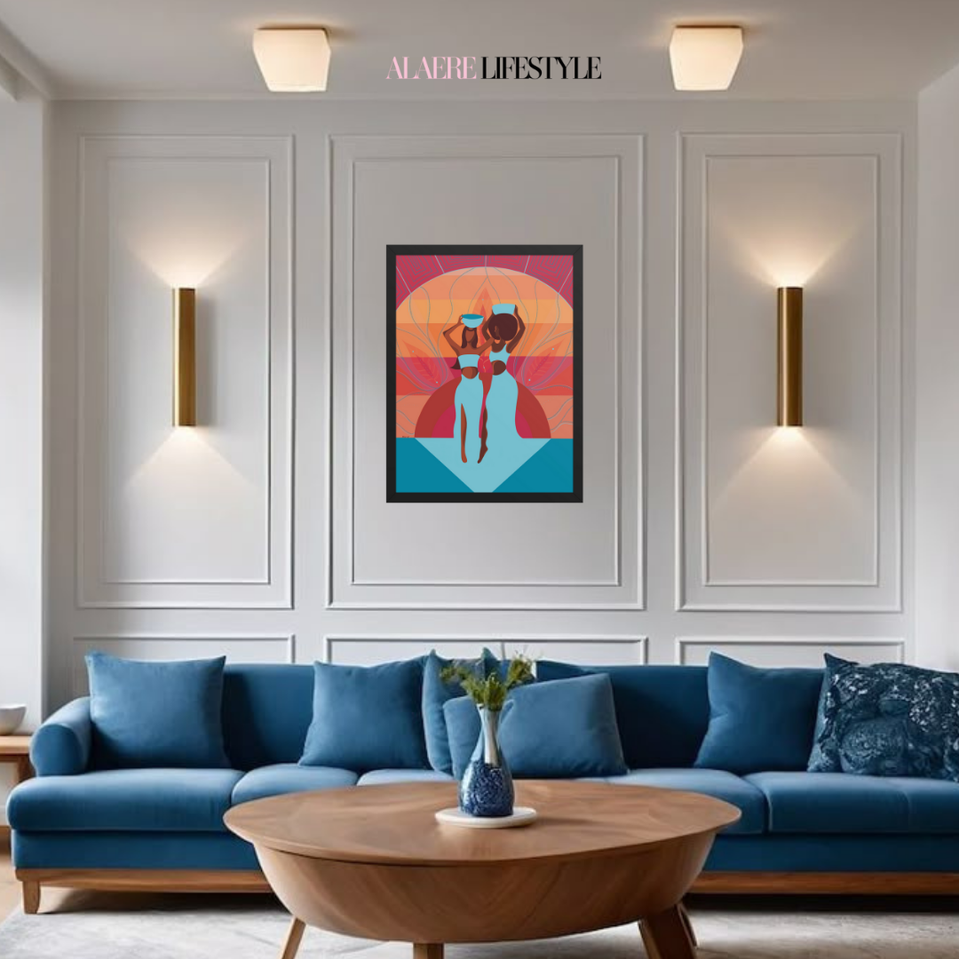 Harvesters of Love and Light–Framed Giclée Wall Art