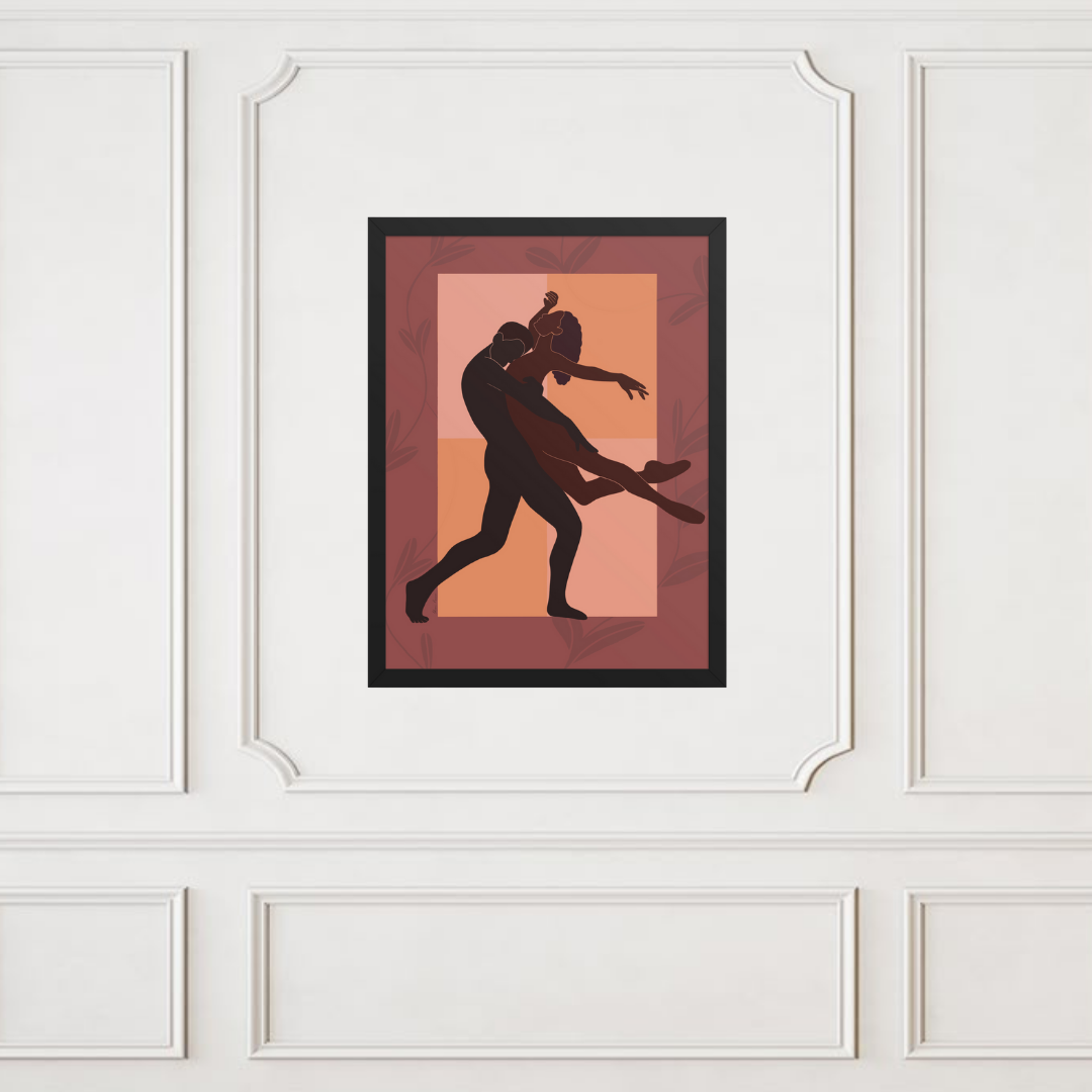Ne Me Quitte Pas–Framed Giclée Wall Art