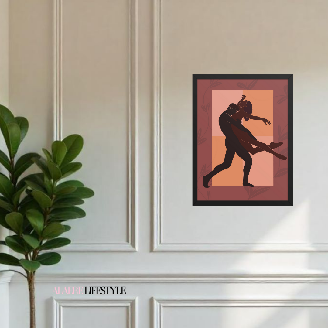 Ne Me Quitte Pas–Framed Giclée Wall Art