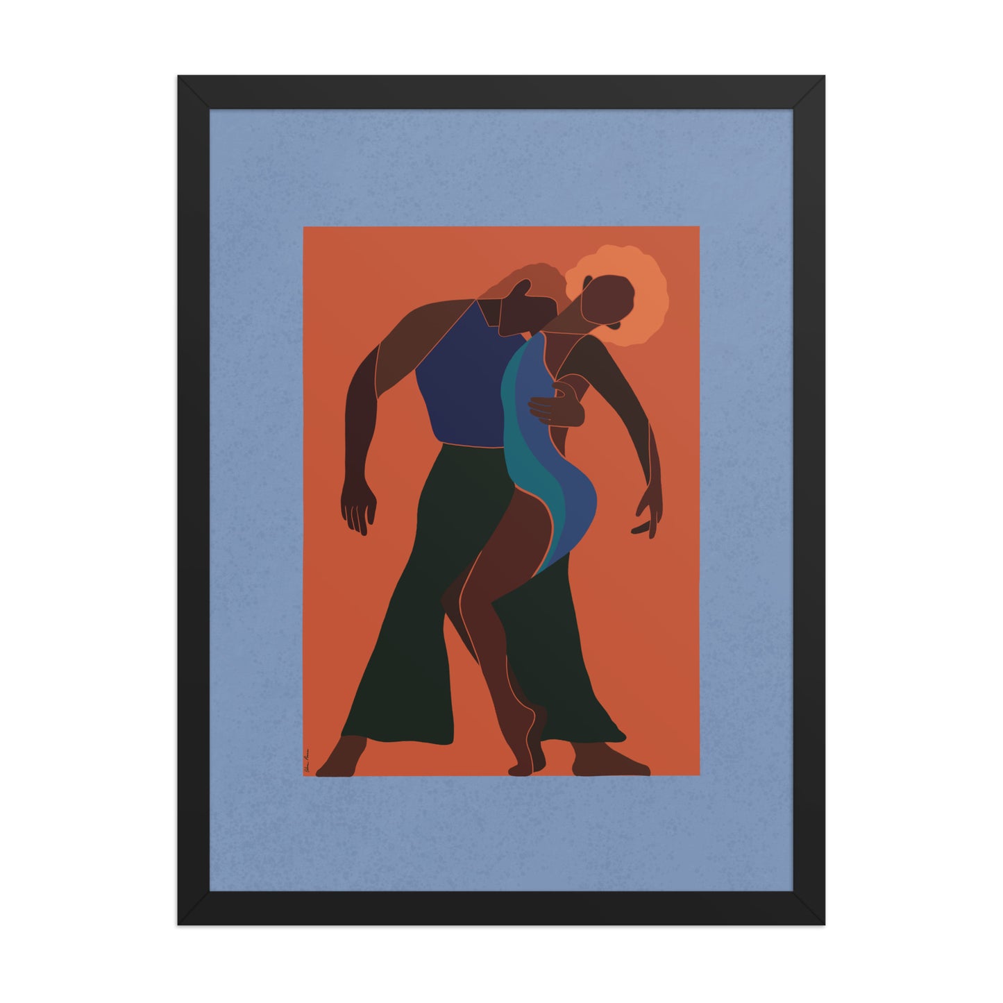 No Letting Go–Framed Giclée Wall Art