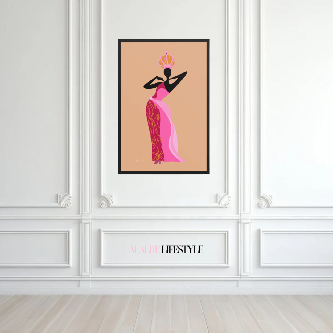 Princesa Dourada–Framed Giclée Wall Art