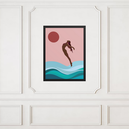 Rivers Girl–Framed Giclée Wall Art