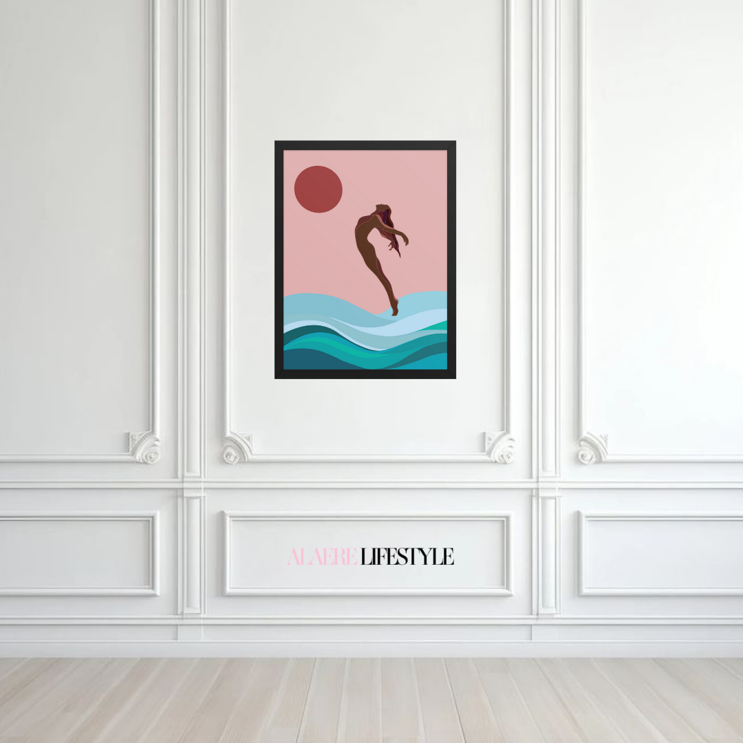 Rivers Girl–Framed Giclée Wall Art
