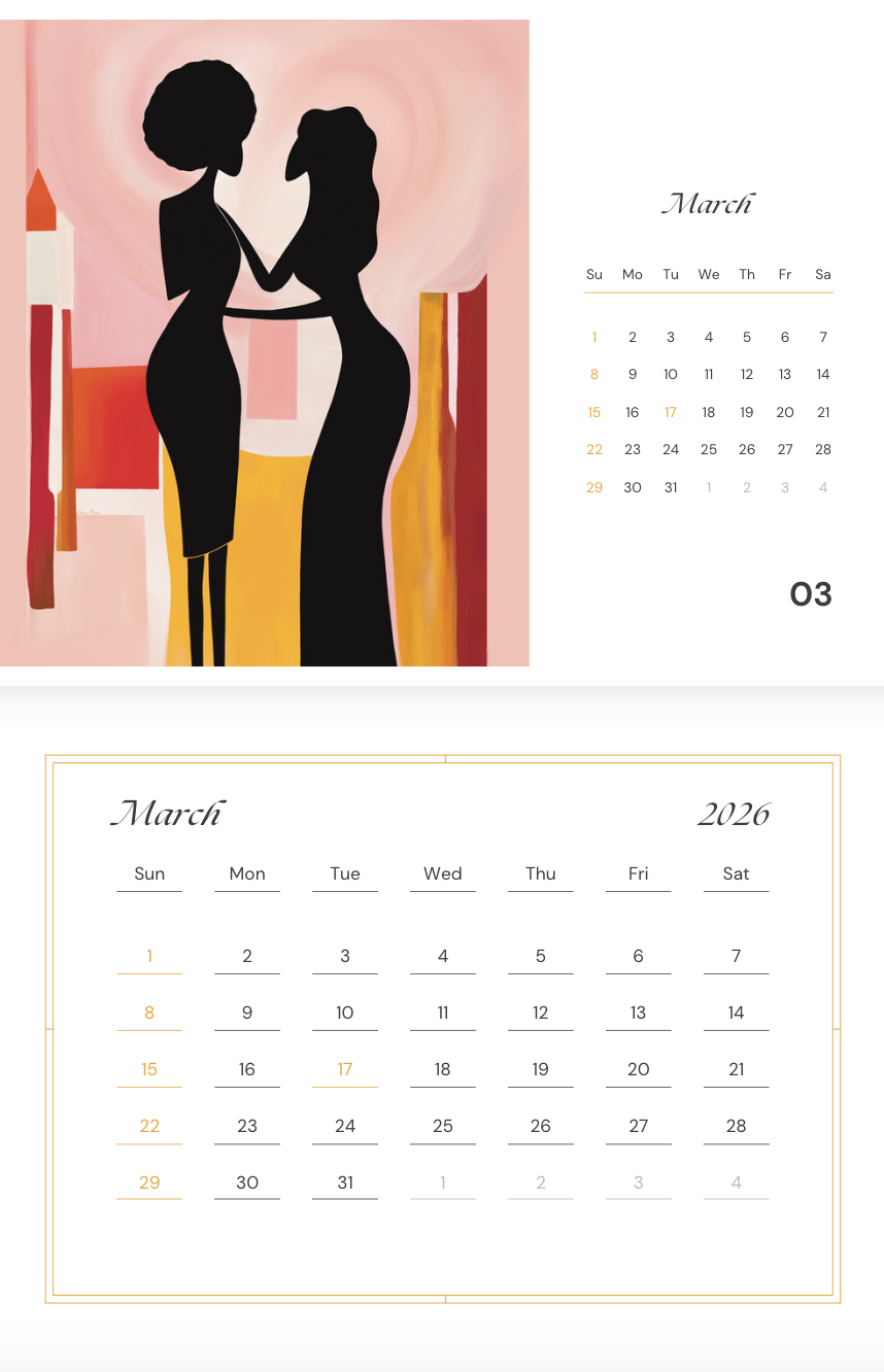 Alaere Art Calendar—2026 Edition