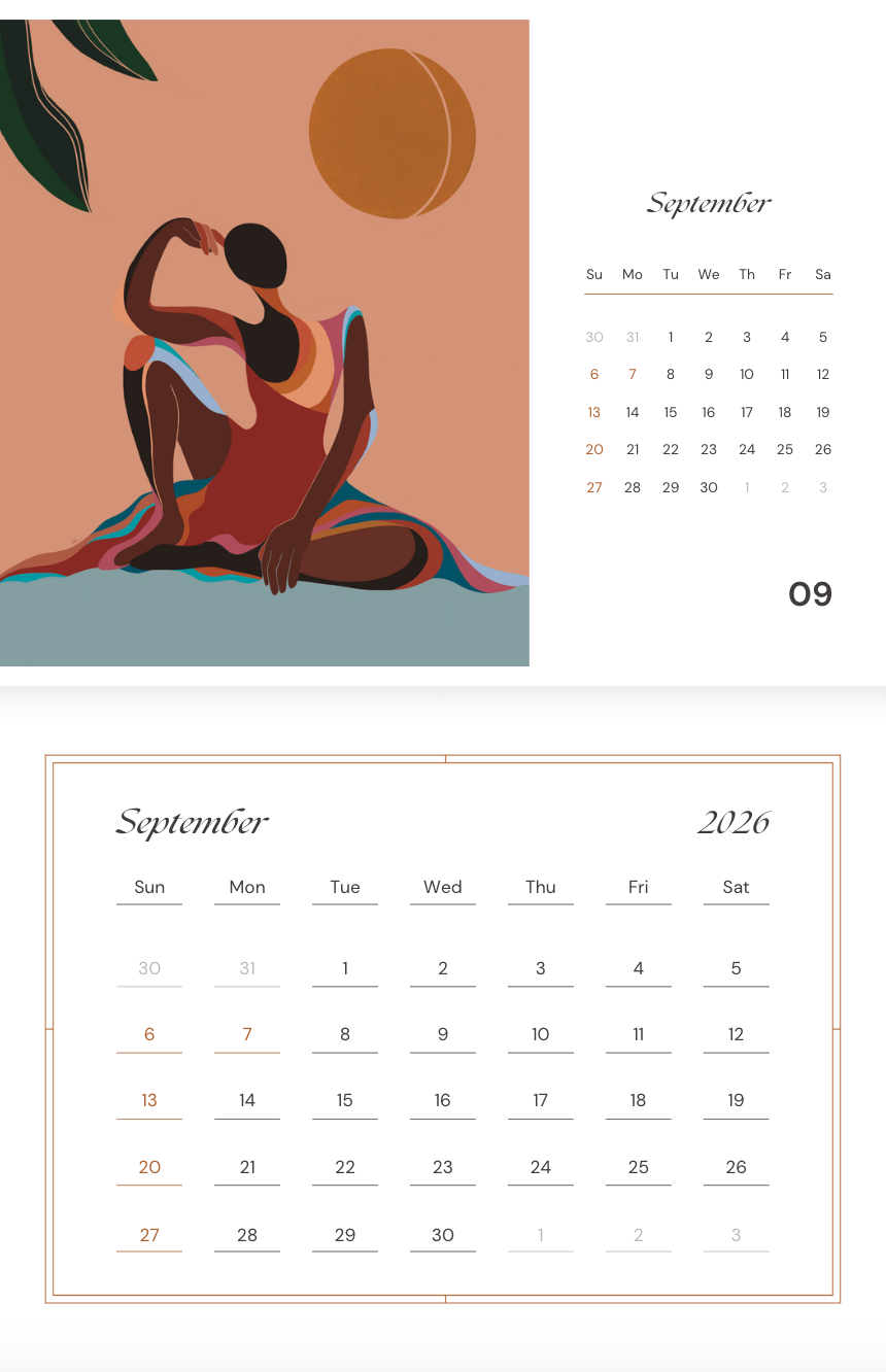 Alaere Art Calendar—2026 Edition