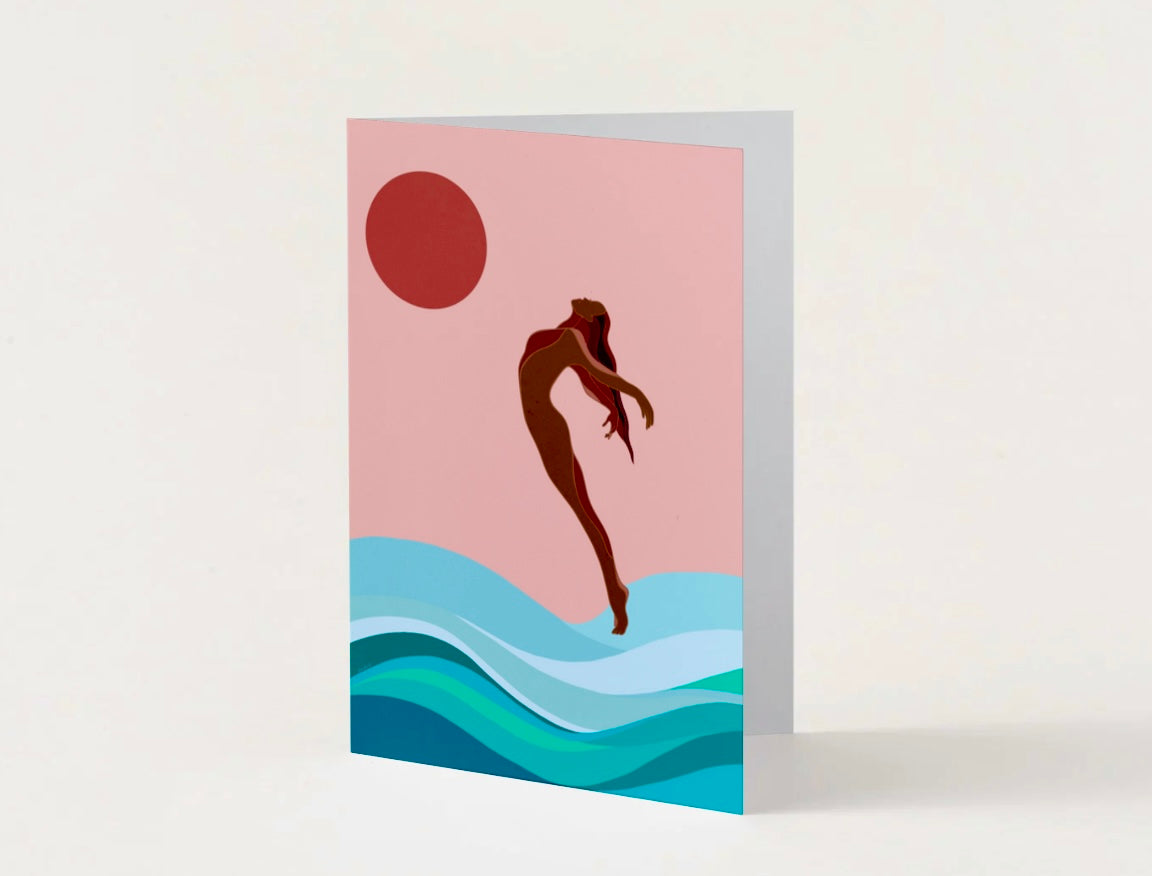 Rivers Girl Art Affirmation Greeting Cards – Pack of 5