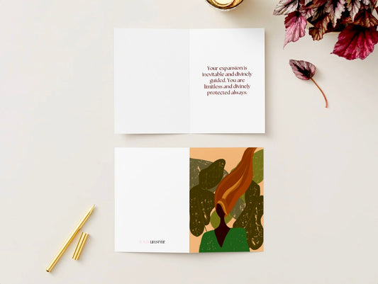 Feeling Free Art Affirmation Greeting Cards – Pack of 5