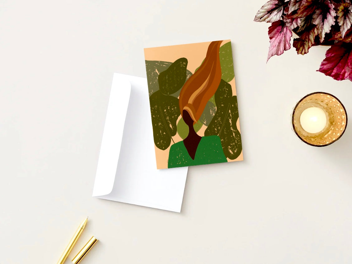 Feeling Free Art Affirmation Greeting Cards – Pack of 5