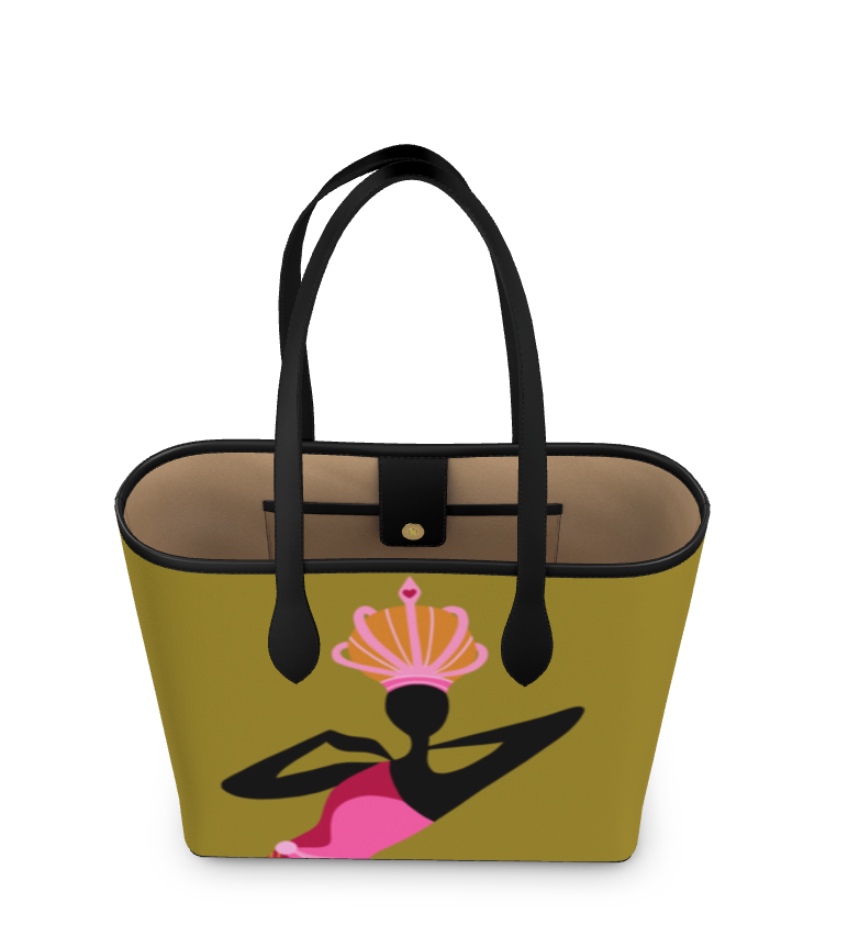 ALAERE Princesa Nappa Leather Shopper Tote Bag