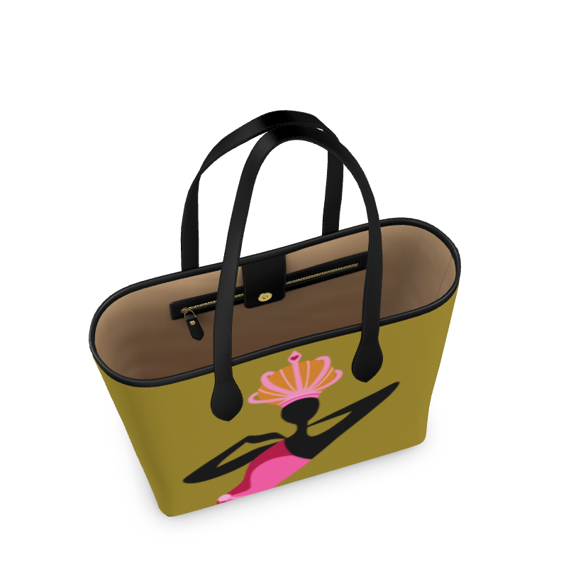 ALAERE Princesa Nappa Leather Shopper Tote Bag