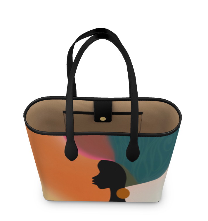 ALAERE Cash Madame Nappa Leather Shopper Tote Bag