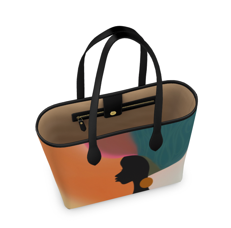 ALAERE Cash Madame Nappa Leather Shopper Tote Bag