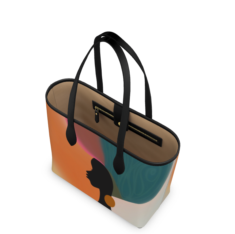 ALAERE Cash Madame Nappa Leather Shopper Tote Bag