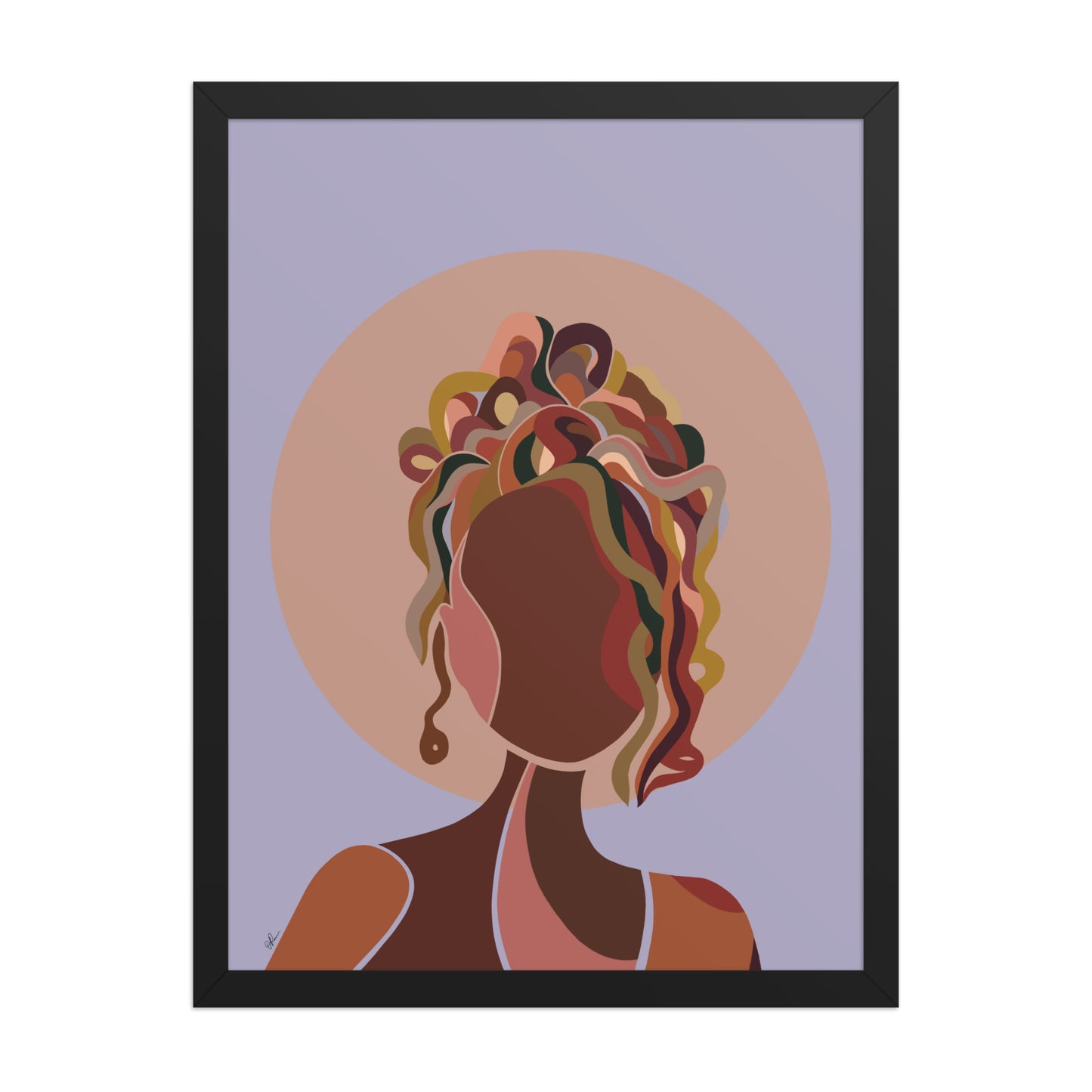 She's Royal–Framed Giclée Wall Art